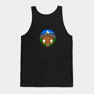 Log Cabin Adventure Design Tank Top